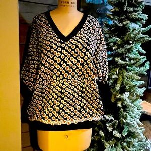 Derek Lam 10 Crosby, Stylish animal skin Women's Sweater, dolman sleeve